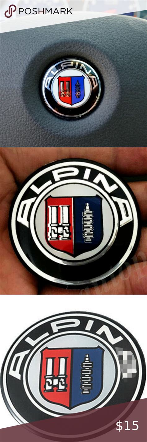 Alpina BMW Motorsports 45mm Steering Wheel Airbag Roundel Emblem… in ...