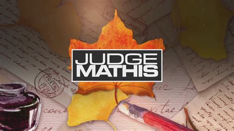 Judge Mathis November On Air Campaign Mathis November Generic 2020 On