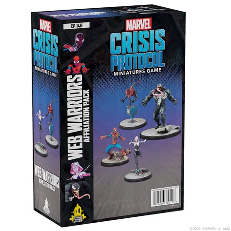 Marvel Crisis Protocol Web Warriors Affiliation Pack Valhalla Hobby