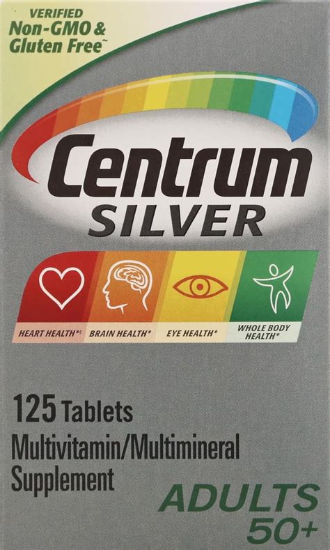 Centrum Silver Multivitamin For Adults 50 Plus Multivitamin Multimineral Supplement Vitamin D3