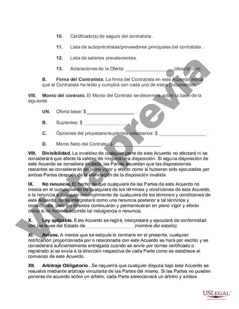 Miami Dade Florida Contrato Para La Construcción De Un Edificio Con El Contratista Para