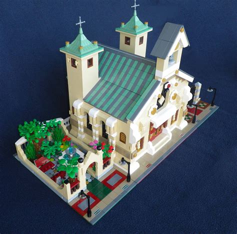 Lego Modular Roman Church Or Hispanic Church 2 Building Block