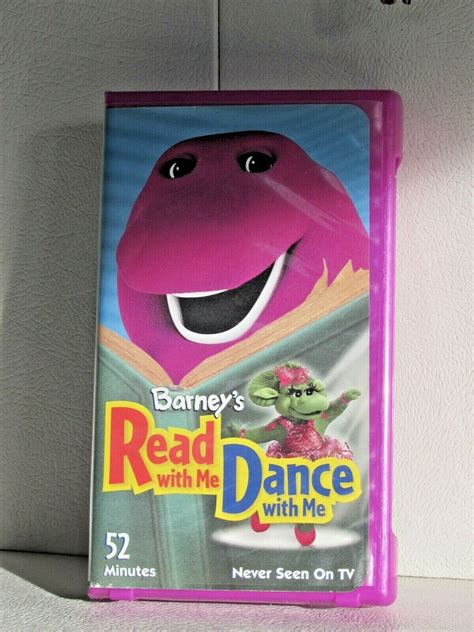 Barneys Read With Me And Dance With Me Rare 2003 Vhs Screener Tape Ebay