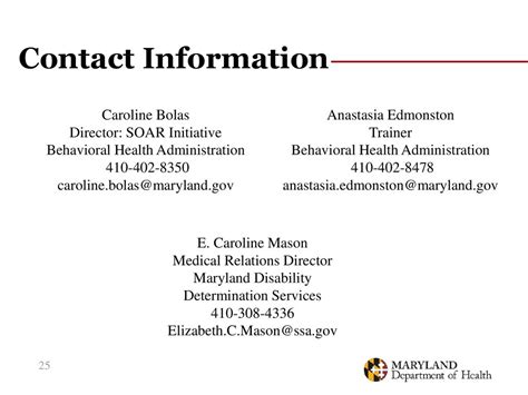 Maryland Department Of Health Ppt Download