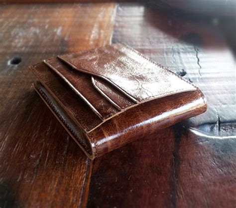 Handmade Leather Wallets For Men IUCN Water