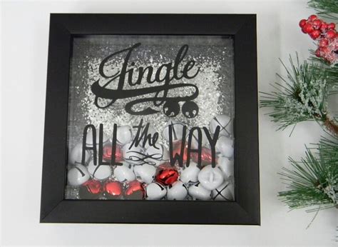 Shadow Box Jingle All The Way Christmas Decor Shadow Box Etsy