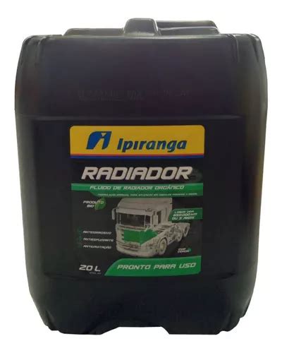 Kit 2 Aditivo Ipiranga Radiador Pronto Uso Verde 20l Frete grátis