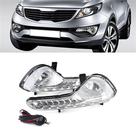 Aliexpress Buy For KIA Sportage R 2010 2013 Auto Car LED Daylight