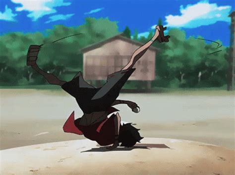 Mugen Samurai Champloo GIF - Mugen Samurai Champloo Head Spin - Discover & Share GIFs