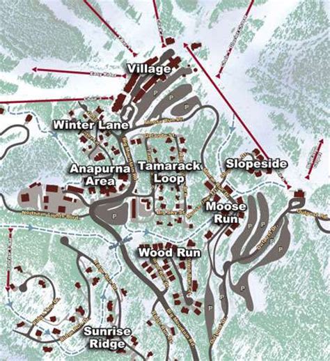 Whitefish Resort Map - Fredi Jo-Anne