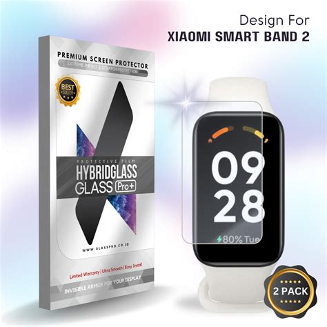 Jual Hybrid Glass Premium Anti Gores Hydrogel Xiaomi Smart Band 2 Full