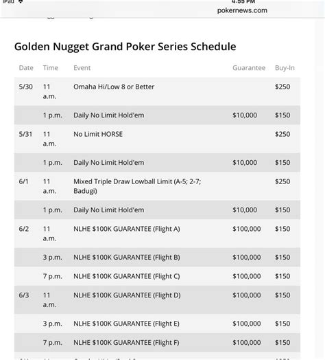 Golden Nugget Events Calendar - prntbl.concejomunicipaldechinu.gov.co