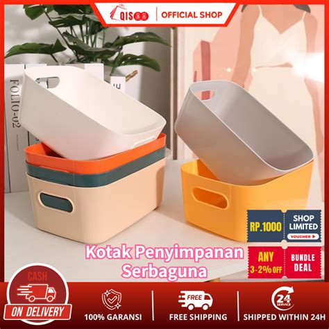 Jual Shopee Choice Qisoo Kotak Penyimpanan Serbaguna Tempat