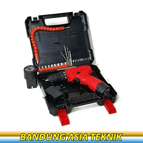 Mesin Bor Cordless Murah Lengkap 12 Volt Nankai Hdt Cdd 405 Nankai