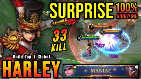 Kills Maniac Powerful Midlane Harley Annoying Build Top