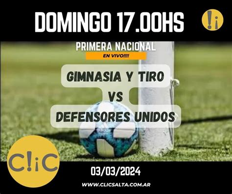 En Vivo Gimnasia Y Tiro Vs Defensores Unidos