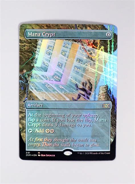 Mana Crypt Foil From Double Masters Xm Mtg Proxy Magic Cardplus