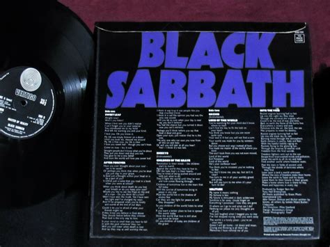 Popsike 1971 Orig U K VERTIGO SWIRL Ozzy BLACK SABBATH REALITY