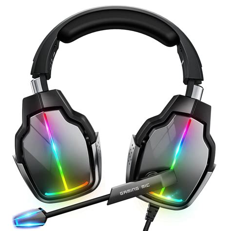 Beexcellent Gaming Headset Stereo Volume With Noise Canceling Mic For