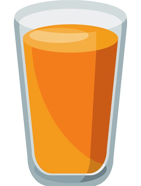 Orange Juice Fruit In Glass Png