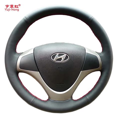 Yuji Hong Artificial Leather Car Steering Wheel Covers Case For Hyundai