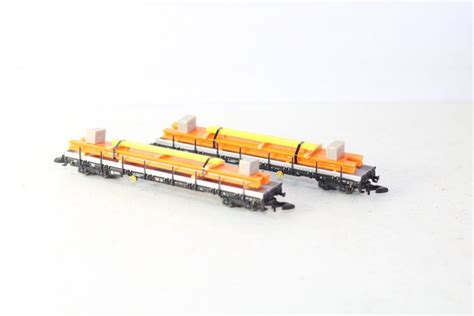 Märklin Z 82580 Freight wagon set 2 four axle flat Catawiki