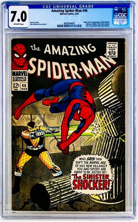 The Amazing Spider Man 46 1967 CGC Graded 7 0 Spidey Meets The