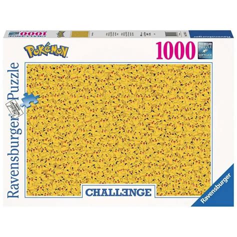 Pokémon Challenge puzzle Pikachu 1000 pièces Ravensburger 17576