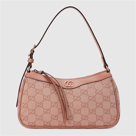 Ophidia Gg Small Handbag In Pink Canvas Gucci Australia