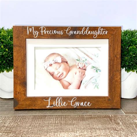 Personalized 1st Granddaughter Picture Frame - Etsy