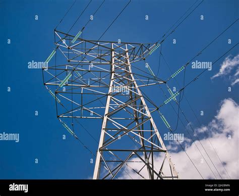 An Electricity Supply Pylon Delivering Power Through The Uk National