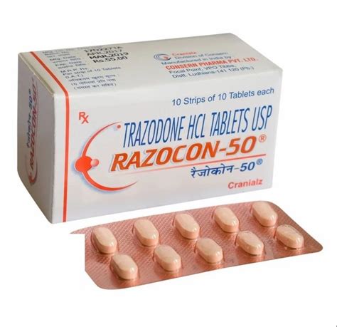 50mg Trazodone Tablets Usp At Rs 100stripe In Nagpur Id 2851768969862