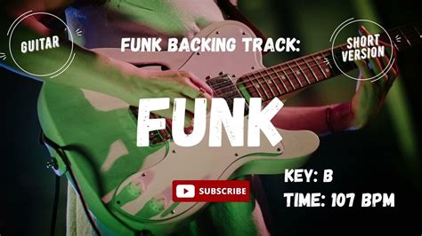 Funky Guitar Backing Track Jam Youtube