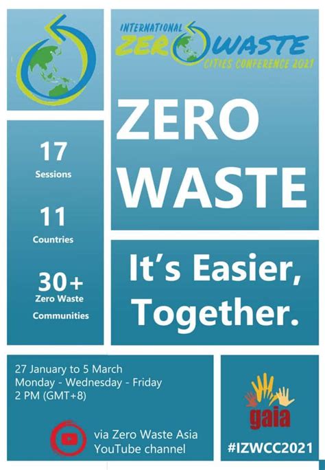 International Zero Waste Cities Conference 2021 Plastic Pollution