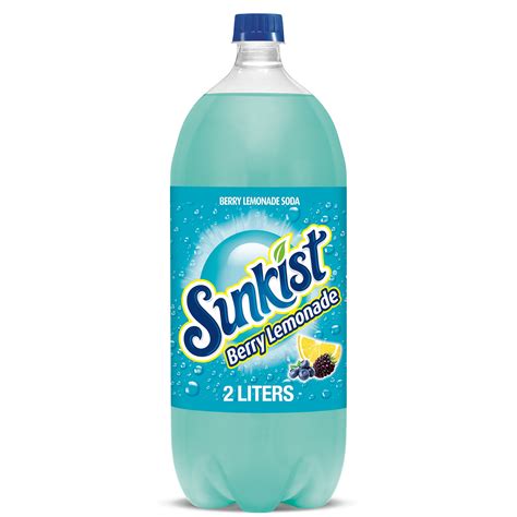 Sunkist Caffeine Free Berry Lemonade Soda Pop 2 L Bottle