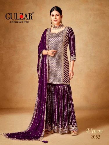 Velvet Readymade Occasion Wear Kurti Sharara Dupatta At Rs In Surat