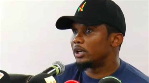 Qatar Samuel Eto O Cest La Coupe Du Monde Id Ale Pour Tre