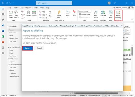 How To Report Phishing Emails To Microsoft In Outlook For Windows 11 Windows Central