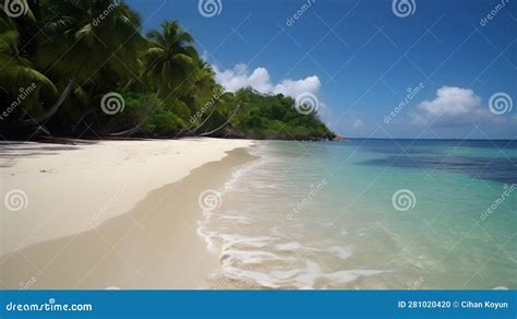 Sun Kissed Escape Idyllic Tropical Beach Sunlit Horizons And