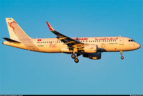 TS IMW Tunisair Airbus A320 214 WL Photo By Niclas Rebbelmund