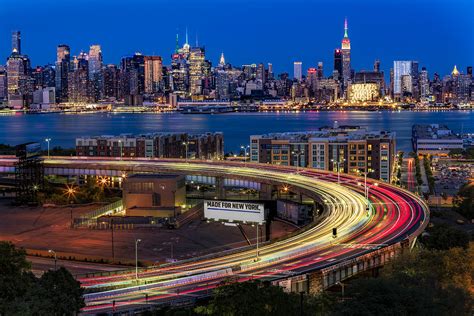 Lincoln Tunnel Helix and NYC Skyline Photograph by Susan Candelario ...