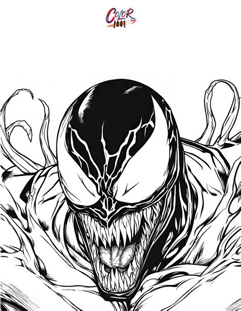 Venom Coloring Pages — 40 Free Pages Explore The Thrill