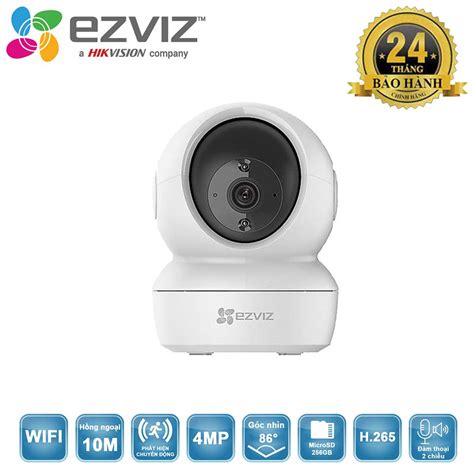 Lắp đặt Camera IP Wifi Quay Quét Trong Nhà EZVIZ C6N 4MP Lắp đặt