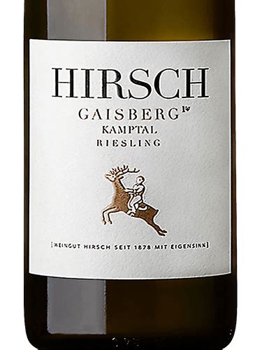 Hirsch Gaisberg Zöbing Reserve Riesling Vivino US