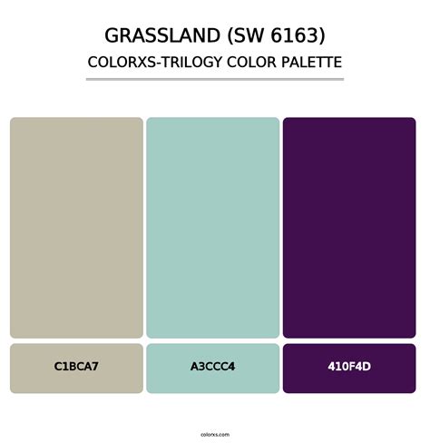 Sherwin Williams Grassland SW 6163 Paint Coordinating Colors And