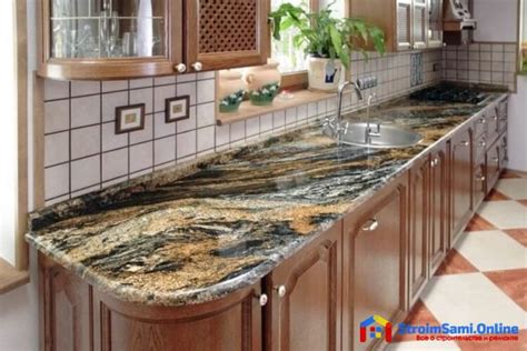 Столешницы из натурального камня для кухни