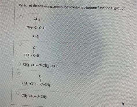 Ketone Functional Group