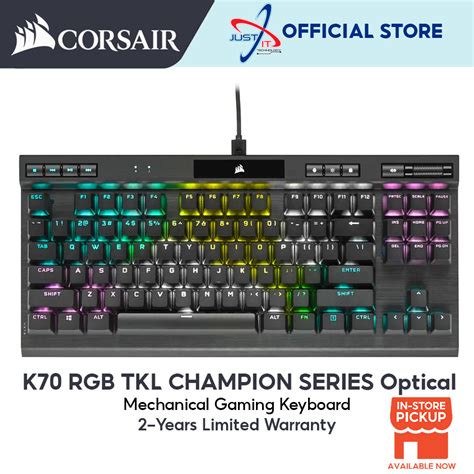 Corsair K Rgb Tkl Champion Series Mechanical Gaming Keyboard