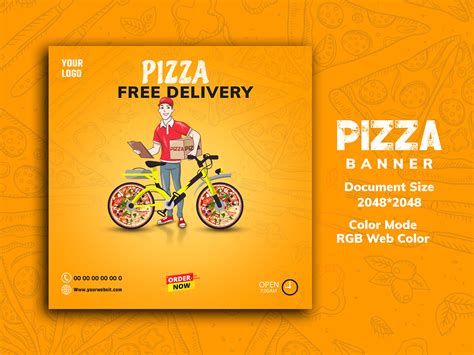 Pizza Social Media Post Design Behance