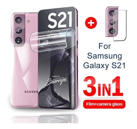 Película Hydrogel Frente E Verso Galaxy S21 Pel Camera Shopee Brasil